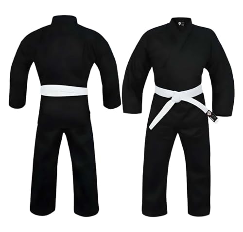URBANSBEE Karate-Uniform für Kinder und Erwachsene. Leichte Karate-Gi-Kampfsportuniform für Schüler ohne Gürtel von URBANSBEE