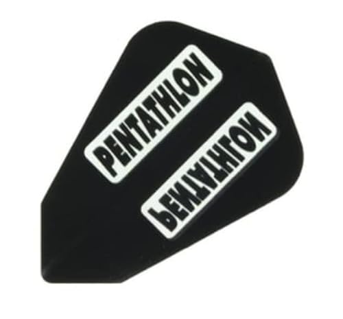 US Darts Pentathlon Black Fantail Dart Flights – 3 Sets (9 Flights) – 100 Micro (extra robust) #24 von US Darts