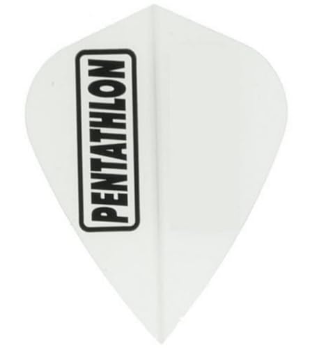 US Darts Pentathlon White Kite Dart Flights – 3 Sets (9 Flights) – 100 Micro (Ex-Tough) #50 von US Darts