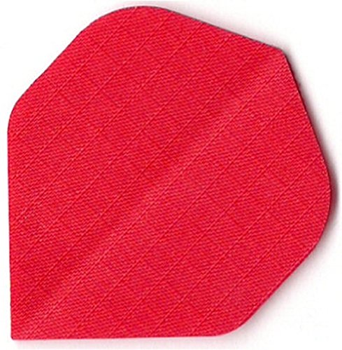 Uns Dartpfeile, 3 Sets (9 Flights) Nylon (Stoff, Stoff) Standard rot Dart Flights von US Darts