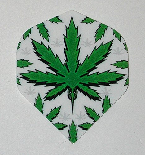 Uns Darts – 5 Sets (15 Flights) Marihuana Weed Dope Standard Dart Flights von US Darts