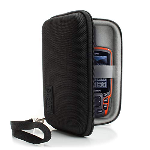 USA Gear Elektronik-Reisekoffer, Veranstalter - 16,5 cm Reißverschlusstasche mit Hartschalenkoffer, Außen- und Zubehörfach - Ladegerät, Zubehör, Kabel, Reiseveranstalter und mehr - Schwarz von USA Gear