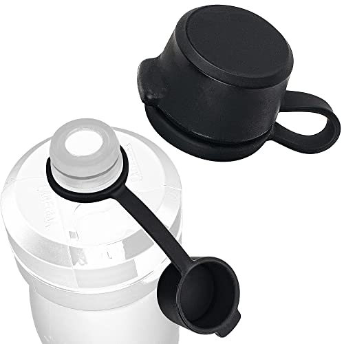 USEAMIE 2 Stück Silikon Schlammkappen Staubschutz für CamelBak Flaschen, BPA-frei, passend für alle Podium und Peak Fitness Flaschen von USEAMIE