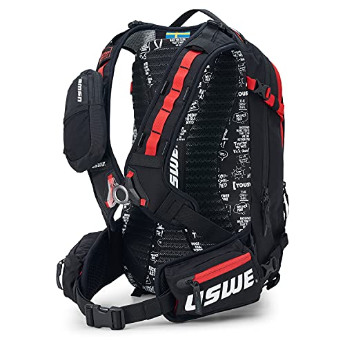USWE CORE Rucksack, ein High End Daypack für Enduro, Dirtbike, Moto, Schwarz (16L USWE Red) von USWE