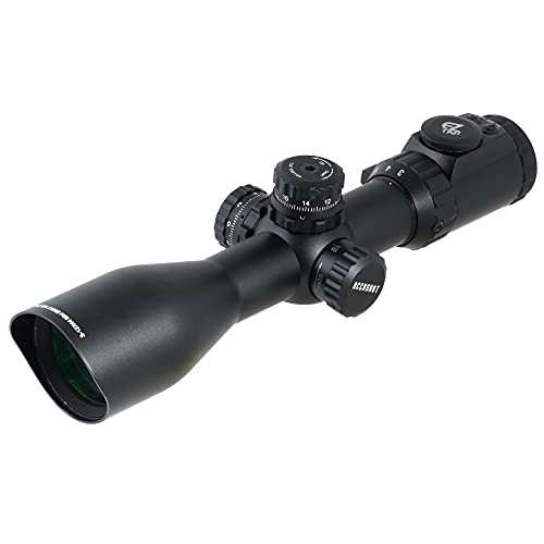UTG Compact Ie Scope AO, 36 Colors EZ Tap, with MS Rings Rifle, schwarz, One Size von Leapers