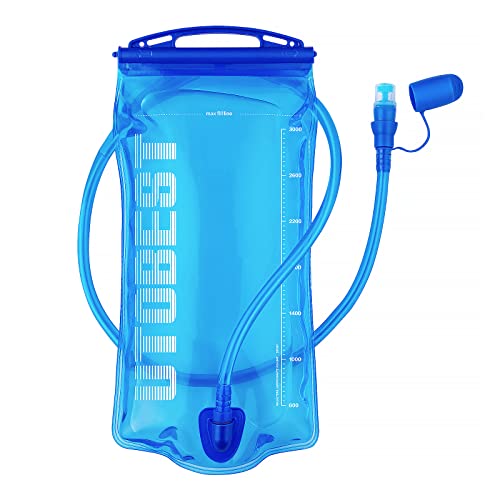 UTOBEST Trinkblase 1L/1,5L/2L/3L Wasserblase für Trinkrucksack, BPA-frei Auslaufsicher Wasserreservoir für Laufen, Wandern, Radfahren von UTOBEST