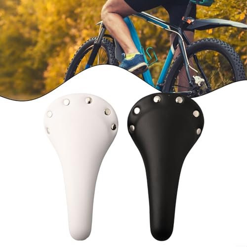 Ersatzniet-Fahrradsattel aus PU-Leder, ideal für MTB-Fixie und Radfahren, mehrere Farben erhältlich, Gelb von UTTASU