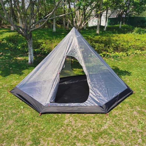 Premium Mesh Camping Innenzelt Wasserdicht Unterstand für Wandern und Outdoor Camping (M) von UTTASU