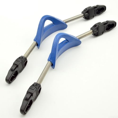 Rüsten Sie Ihre Tauchausrüstung mit Edelstahl-Federflossenriemen auf, 2er-Set für sicheren Sitz (M, blau) von UTTASU