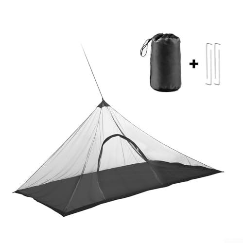 Stangenloses Zelt mit hochdichtem Netz, genießen Sie die Natur ohne Insektenstörungen (Schwarz) von UTTASU