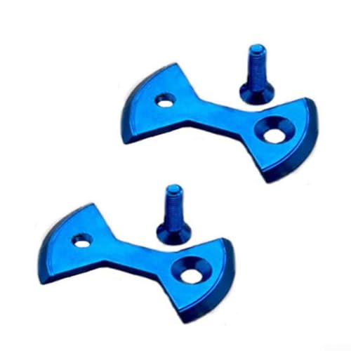 Titanlegierung Pedalplatte Bogen für SpeedPlay Fahrrad, langlebig und zuverlässig (blau) von UTTASU