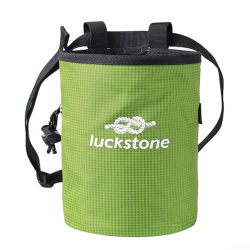 Tragbare, leichte Magnesium-Kreide-Tasche mit verstellbarem Hüftgurt, Polyester-Material, klassisches Design (grün) von UTTASU