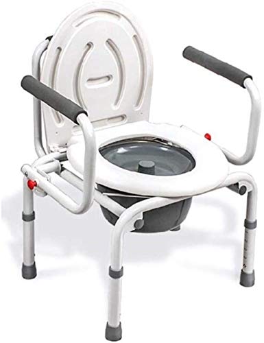 UYDJAKX Gehgestell, Toilettenstuhl für ältere Menschen – höhenverstellbar, tragbar für Erwachsene, Behinderte, ältere Menschen Star of Light von UYDJAKX