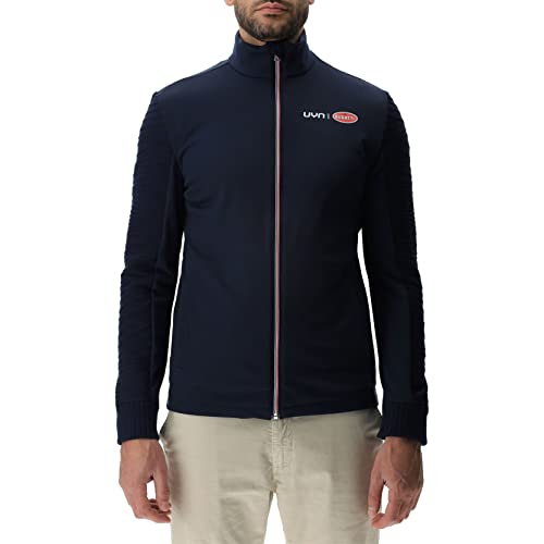 UYN for BUGATTI O102399-K347 ZWEITE SCHICHT MIT DURCHGEHENDEM REISSVERSCHLUSS Jacket Herren Dark Blue/Dark Blue XL von UYN for BUGATTI