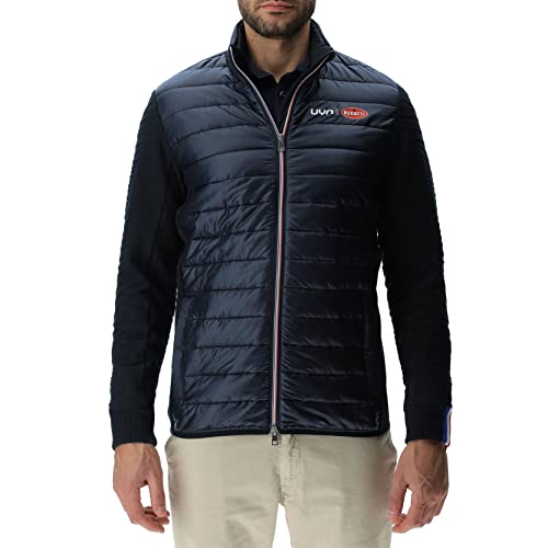 UYN for BUGATTI O102400-K652 Jacke mit Polsterung und durchgehendem Reißverschluss Jacket Herren Dark Navy/Soft Blue M von UYN for BUGATTI