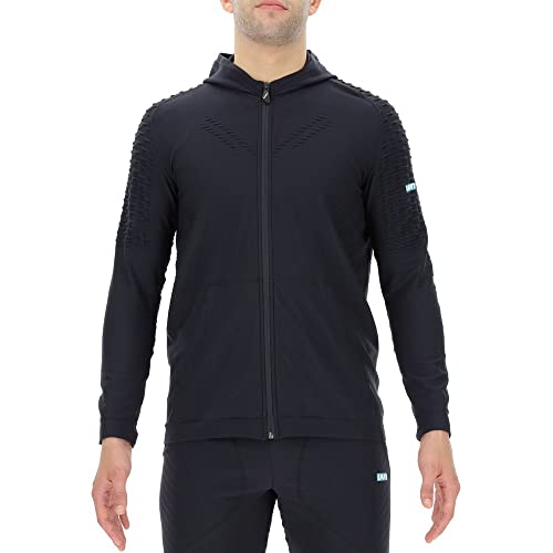 UYN City Running Ow Kapuzenpullover Blackboard XXL von UYN