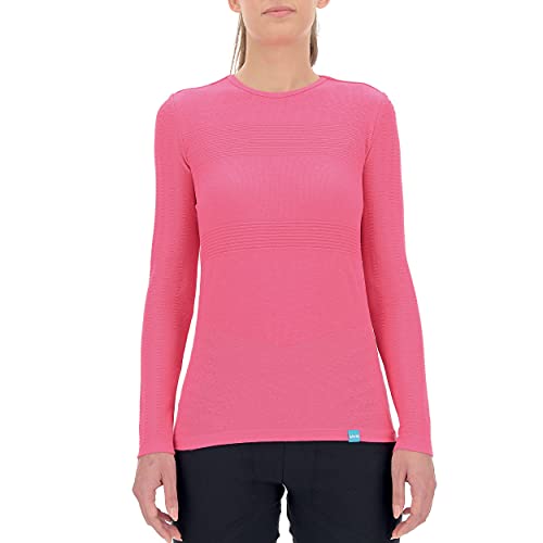 UYN Damen Natural Training T-Shirt, Pink Yarrow, XL von UYN