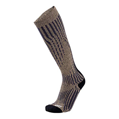 UYN Damen Socken Ski Cashmere Shiny Socken, Celebrity Gold, 35/36, S100161 von UYN