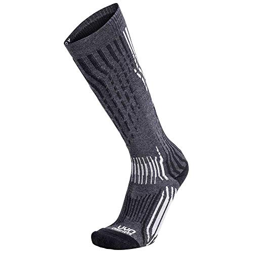 UYN Damen Ski Cashmere Socken, Grey Stone/Pearl, 37/38 von UYN