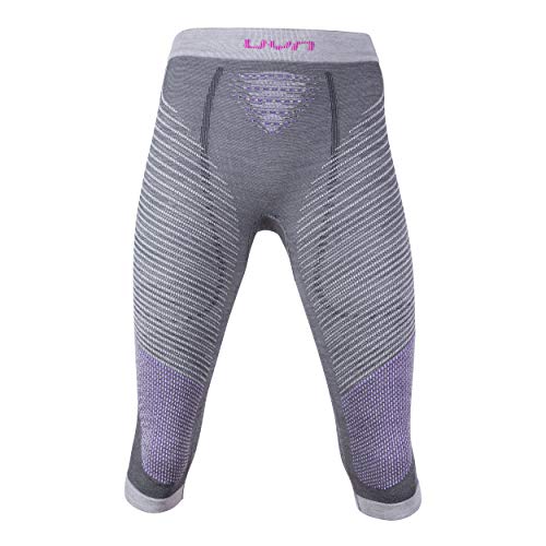 UYN Damen Underwear Fusyon Uw Strumpfhose, Anthracite/Purple/Pink, L/XL von UYN