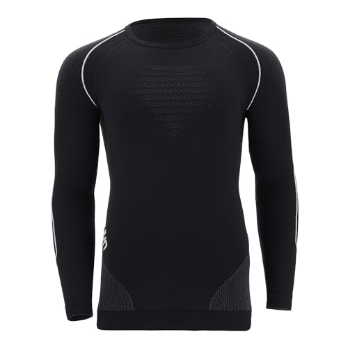 UYN Herren Evolutyon Langarmshirt, Blackboard/Anthracite/White, XXL von UYN