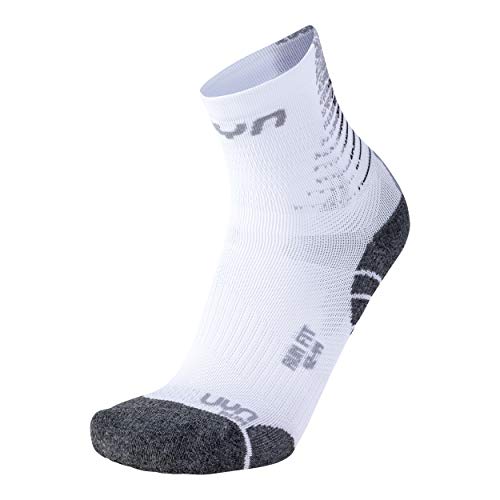 UYN Herren Run Fit Socke, White/Pearl Grey, 39/41 von UYN