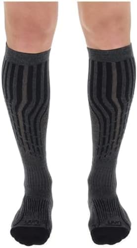 UYN Herren Ski Cashmere Socken, Grey Rock/Black, 35/38 von UYN