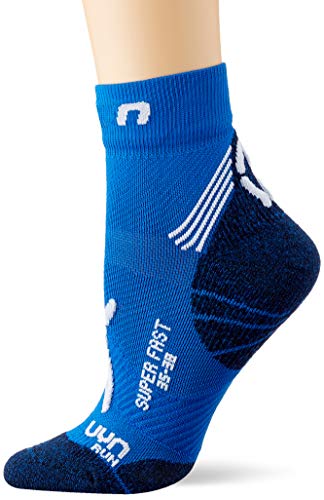 UYN Herren Uyn Man Run Super Fast Herren Socke, blau (French Blue/White), 44 EU von UYN