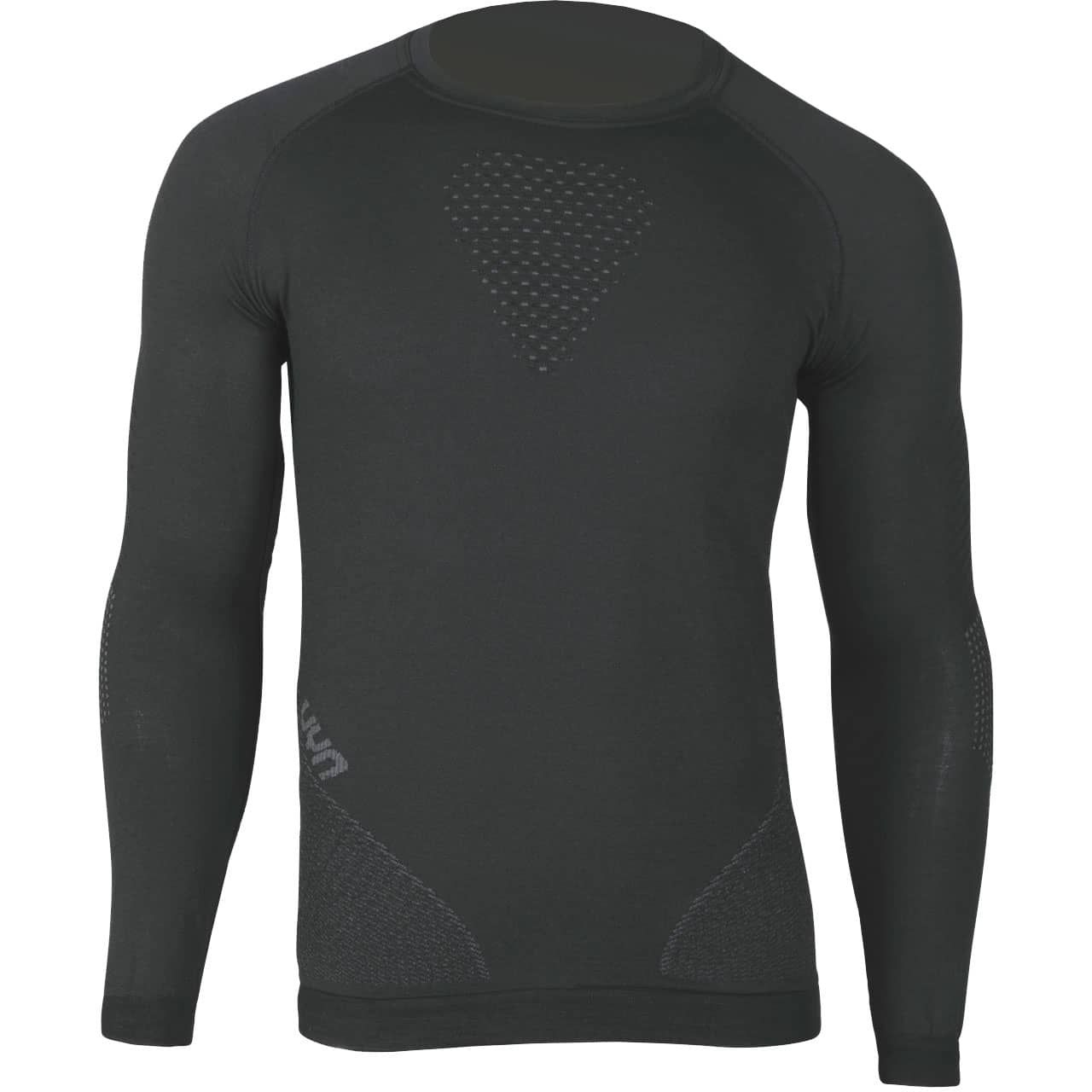 UYN Herren Merino Langarm Shirt FUSYON black/anthracite von Uyn