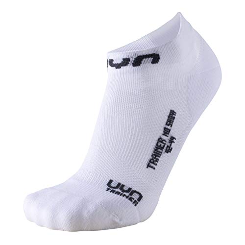 UYN No Show Trainingsocken Herren Socken , weiß(White/Grey), 45/47 von UYN