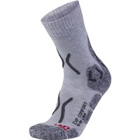 UYN Explorer Comfort Trekkingsocken aus Natex Damen light grey melange/anthrazit 35-36 von Uyn