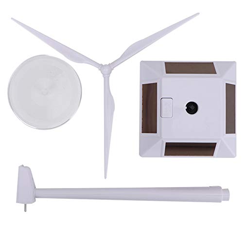 Uadme Intelligente Kunststoff-Solarwindmühle Für Kinder, Windrad-Modell, Windmühlensegel Beginnen Sich unter Dem Starken Licht zu Drehen, Als Lehrmittel, Schreibtisch-Dekoration von Uadme