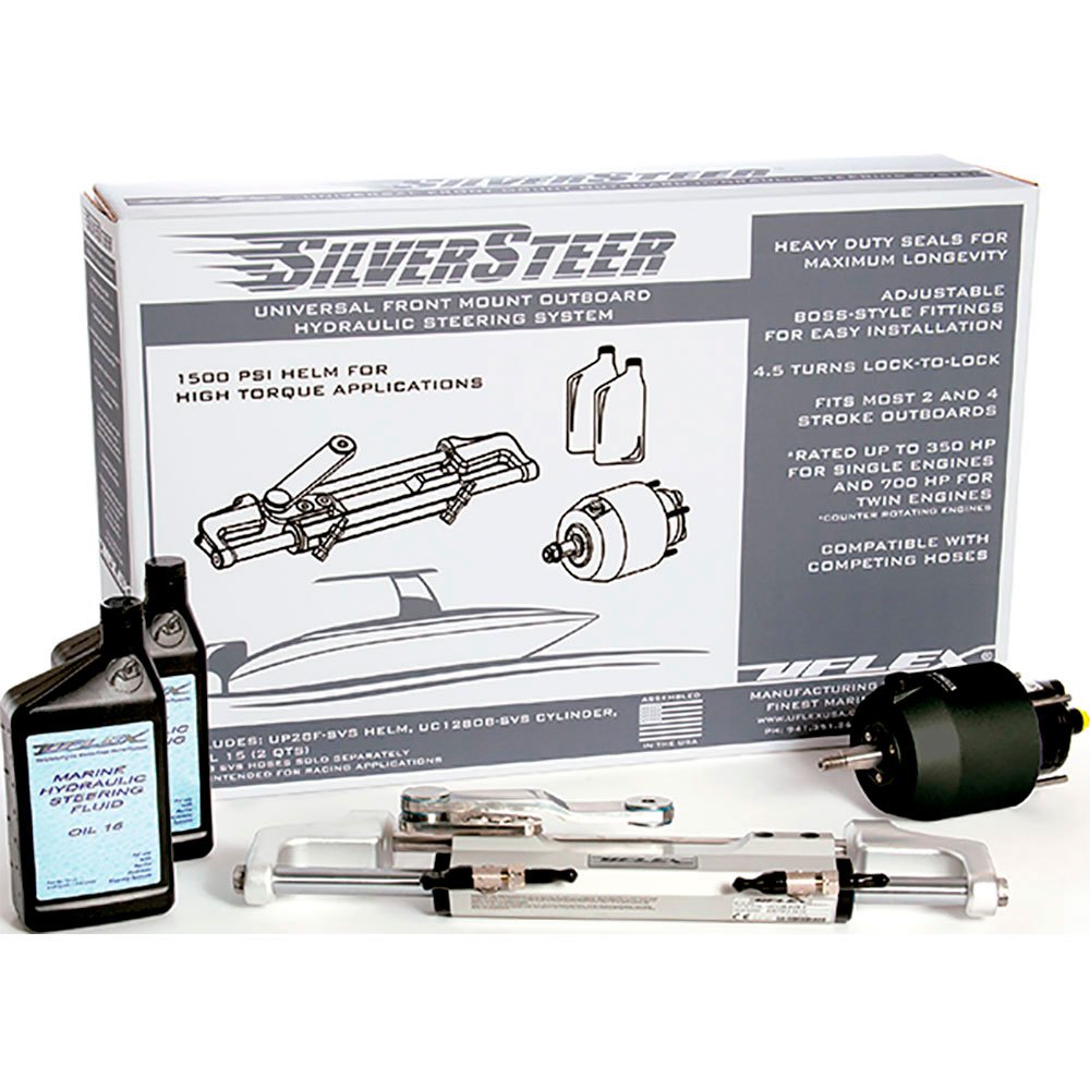 Uflex Silvesteer™ Hydraulic Steering System V1 Silber von Uflex
