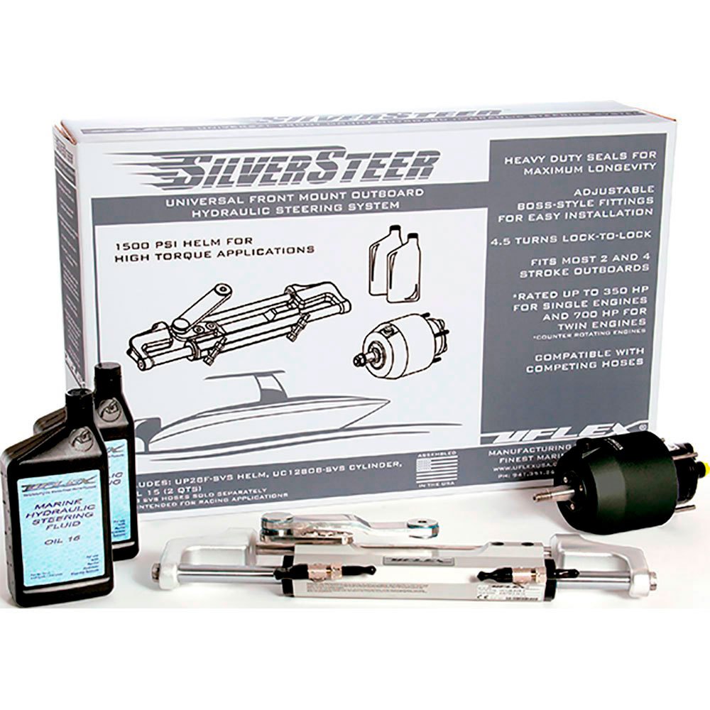 Uflex Silvesteer Hydraulic Steering System V2 Silber von Uflex