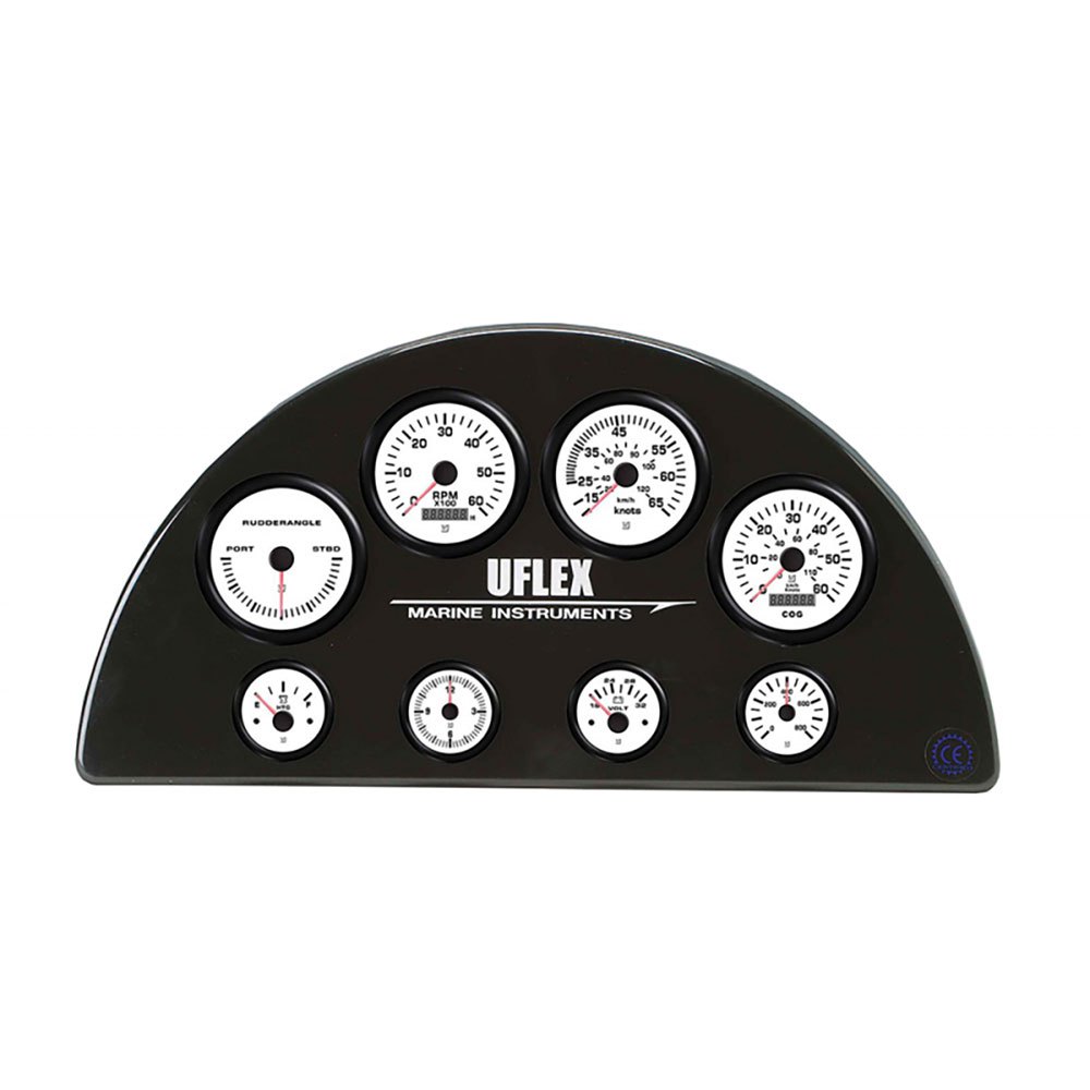 Uflex Ultra 0-190 Ohm Trim Indicator Silber von Uflex