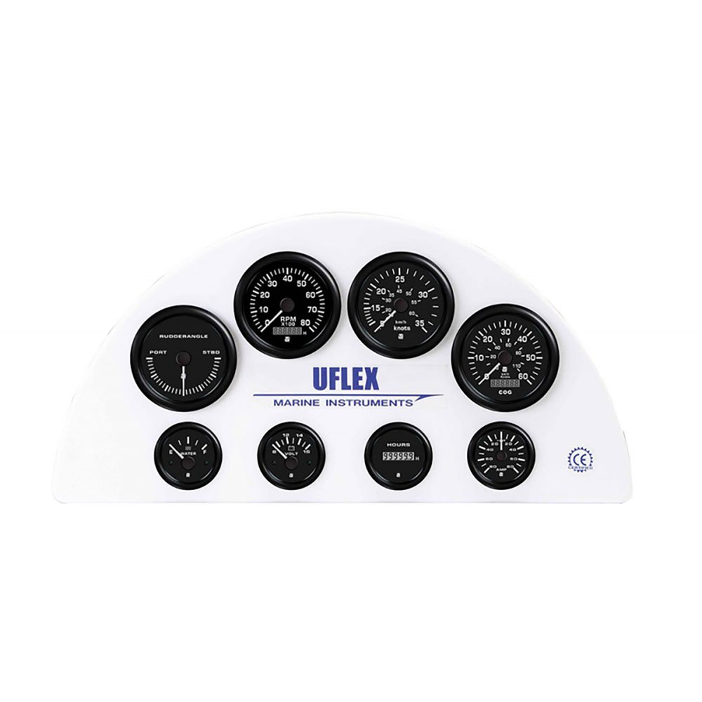 Uflex Ultra 35 Knots Speedometer Silber von Uflex