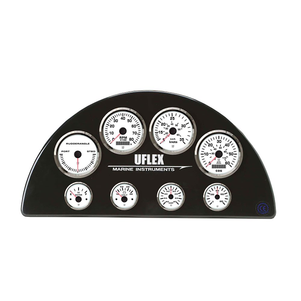 Uflex Ultra 35 Knots Speedometer Silber von Uflex