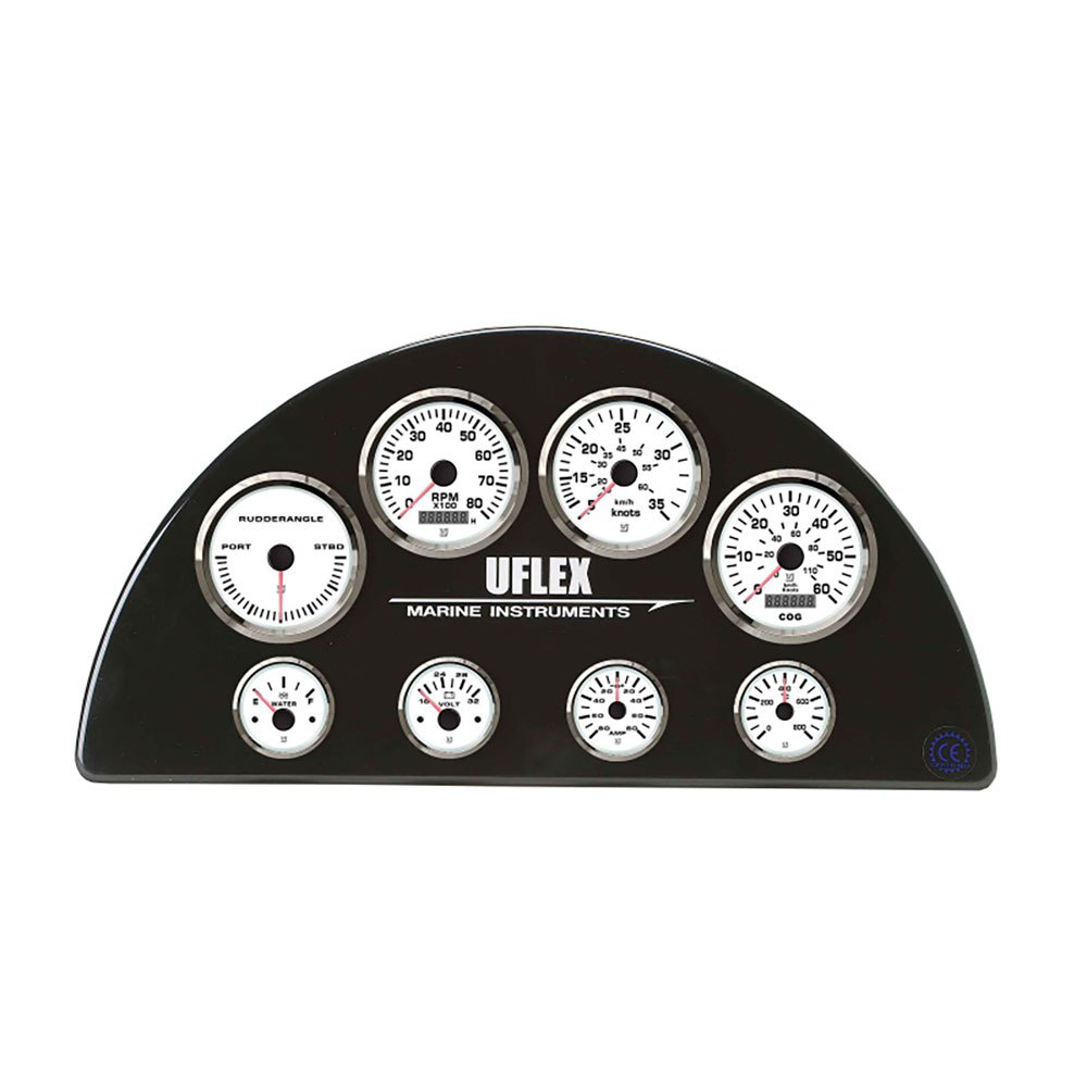 Uflex Ultra 55 Knots Speedometer Silber von Uflex