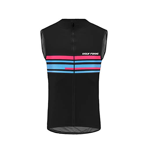 Uglyfrog Radtrikot Westen Herren Ärmellos Rennrad Trikot Fahrradtrikot Fahrradbekleidung Atmungsaktiv Schnell Trocknend MJML01 von Uglyfrog-2