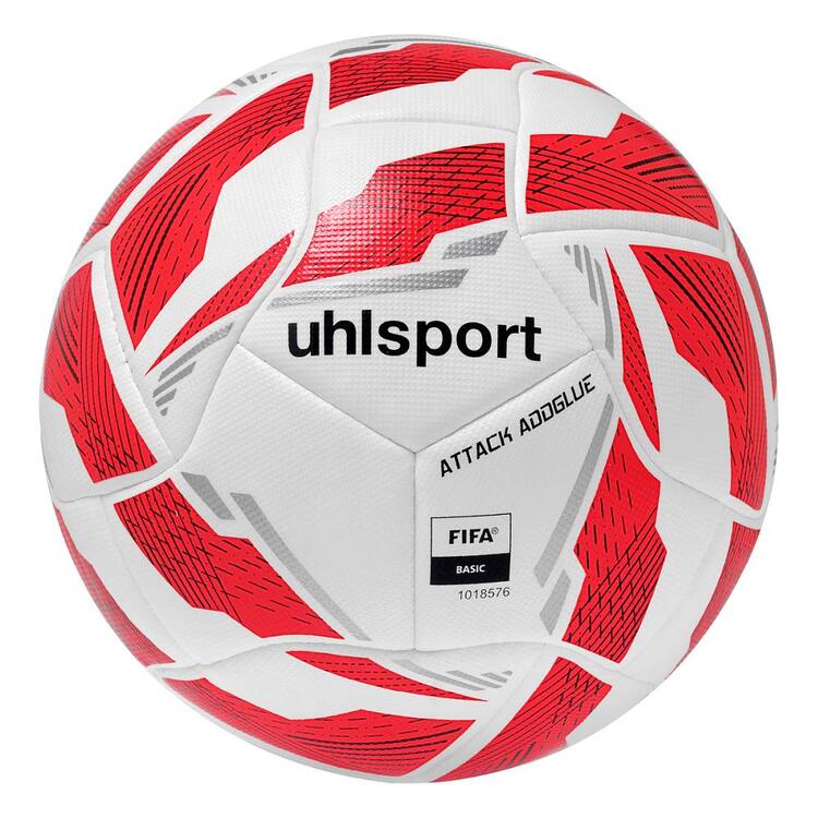 Uhlsport Attack Addglue Trainingsball 100176503 wei?/rot/silber -... von Uhlsport