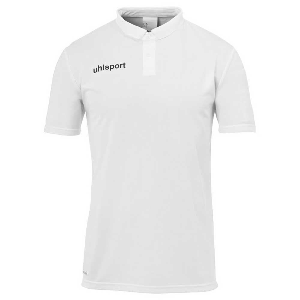 Uhlsport Essential Poly Short Sleeve Polo Weiß 3XL Mann von Uhlsport