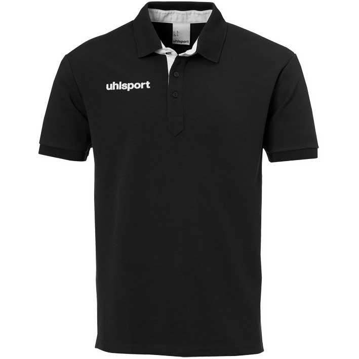 Uhlsport Essential Prime Short Sleeve Polo Schwarz 4XL Junge von Uhlsport