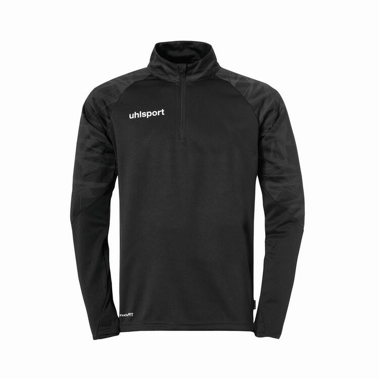 Uhlsport GOAL 25 1/4 ZIP TOP 100221801 schwarz/anthra - Gr. L von Uhlsport