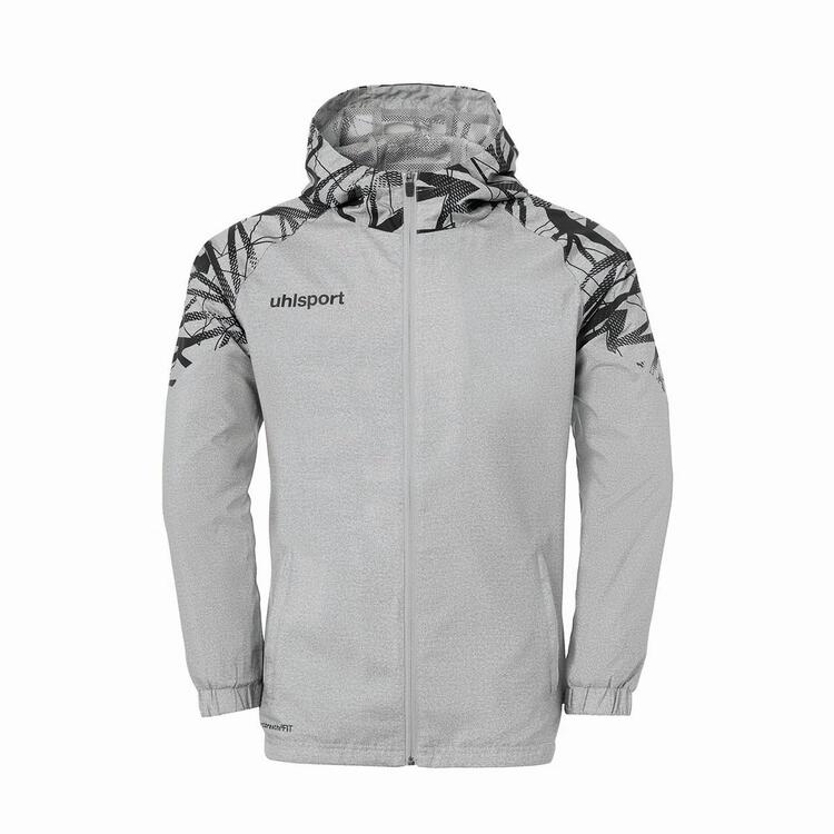 Uhlsport GOAL 25 EVO WOVEN HOOD JACKET 100221705 dark grau... von Uhlsport