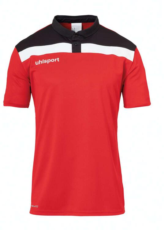 Uhlsport OFFENSE 23 POLO SHIRT rot/schwarz/wei? L von Uhlsport
