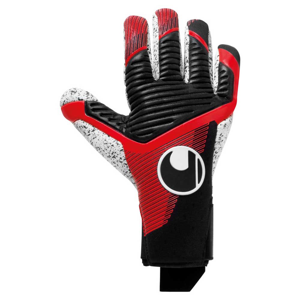 Uhlsport Powerline Supergrip+ Finger Surround Goalkeeper Gloves Rot,Schwarz 9 1/2 von Uhlsport