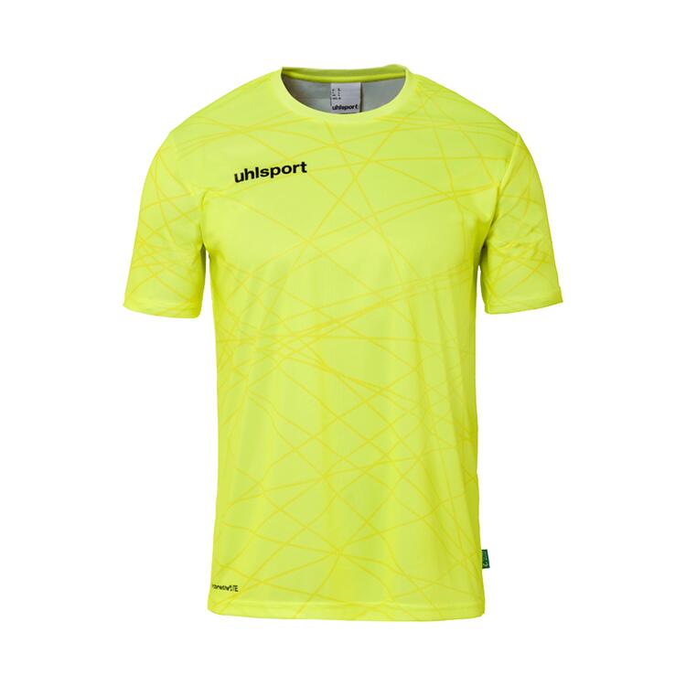 Uhlsport Prediction Shirt Kurzarm 100529492 fluo gelb - Gr. M von Uhlsport