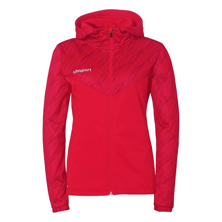 Uhlsport Progressive 28 Multi Kapuzenjacke Damen 100227460 rot - Gr. L von Uhlsport