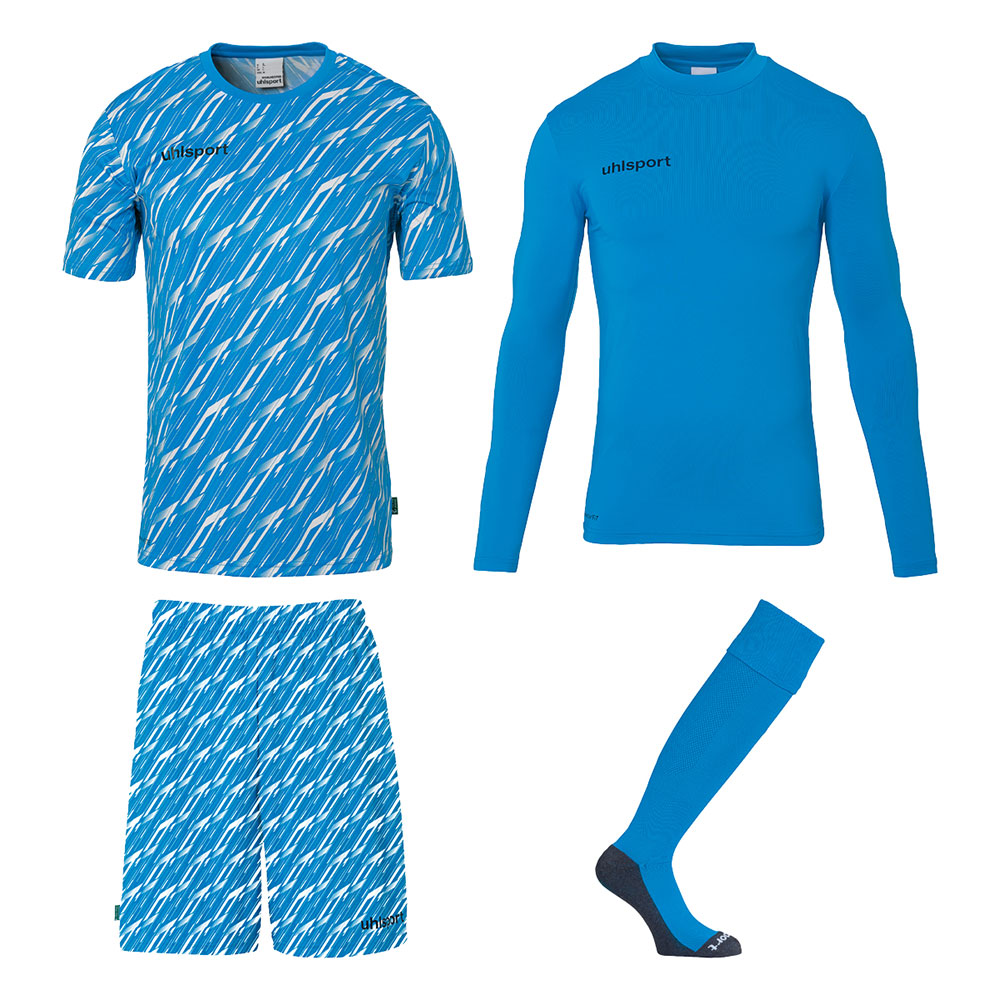 Uhlsport Progressive Bundle Set Blau XL Mann von Uhlsport