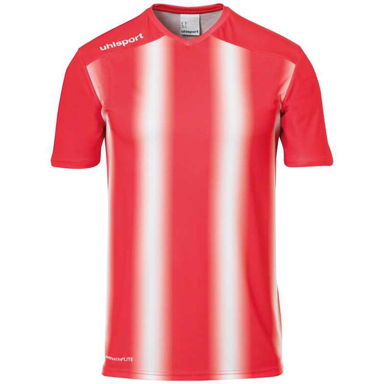 Uhlsport STRIPE 2.0 TRIKOT KURZARM 1002205 rot/wei? 152 von Uhlsport